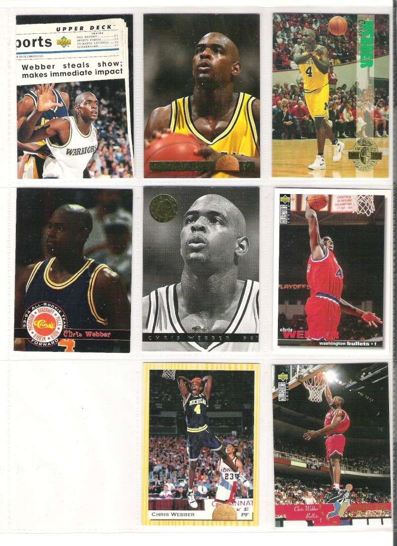  1994-95 Hoops #421 Glenn Robinson/Chris Webber TOP