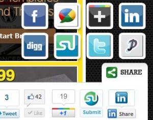 Slick Social Share Buttons