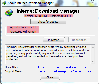 Internet Download Manager 6.18 Build