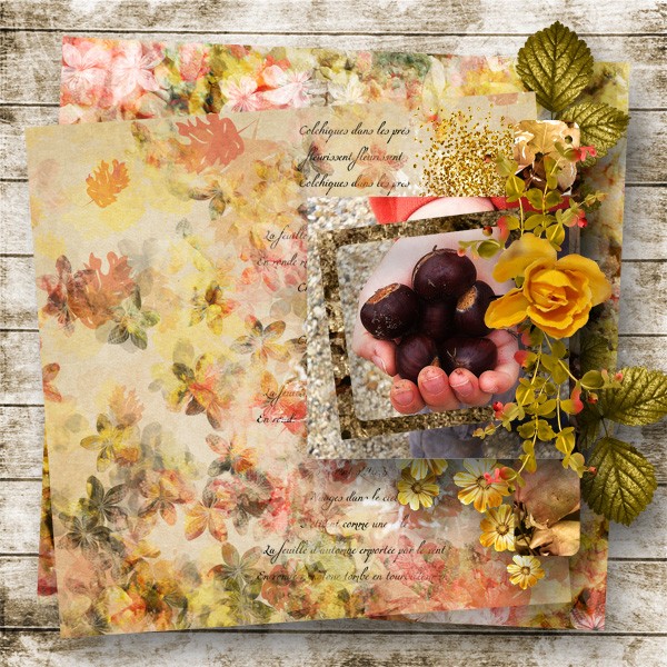 falling in autumn kit simplette page wiwigeoun