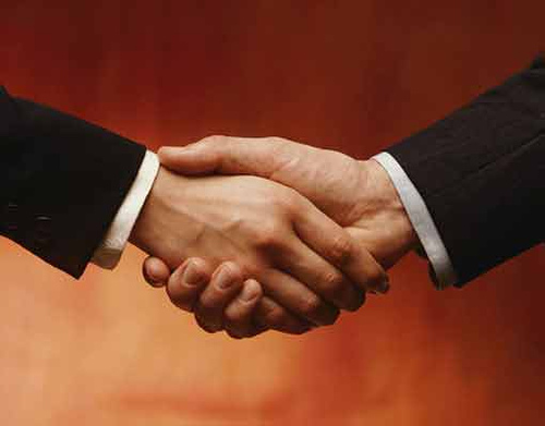 cooperation handshake