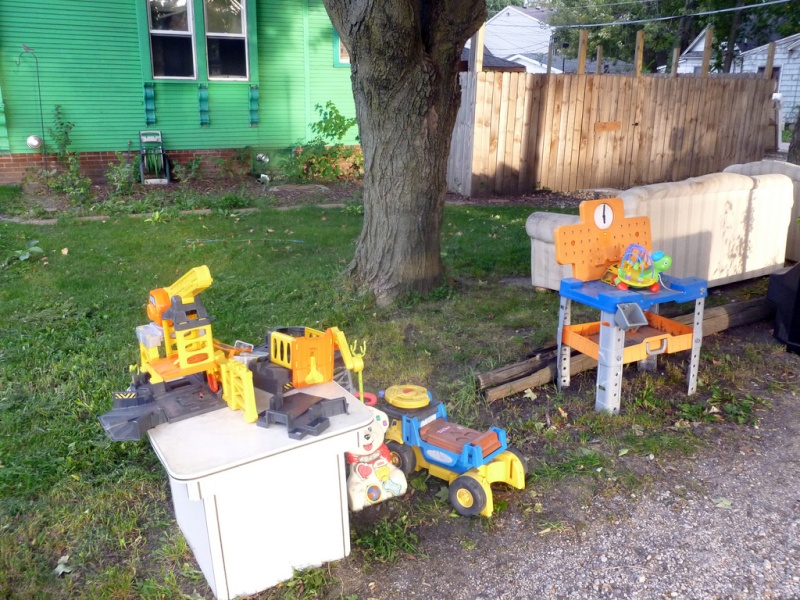 toys in the yard