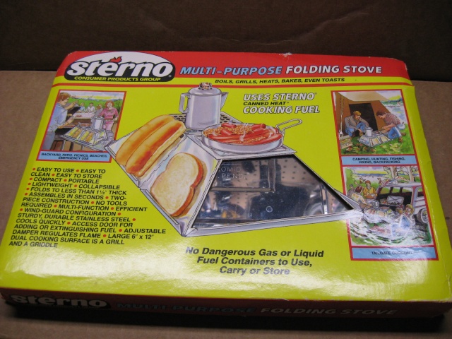 Sterno portable sale folding stove