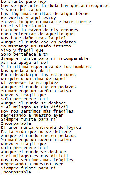 scaricare testi canzoni itunes